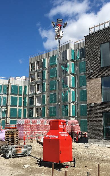 Byggeplads overvågning og sikring fra SiteSecurity.